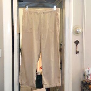 🥳EUC GAP linen pant-Size XL